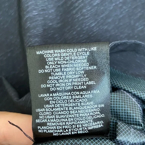 32 DEGREES COOL Gray Hooded Zip Up Rain Jacket S - Picture 11 of 11